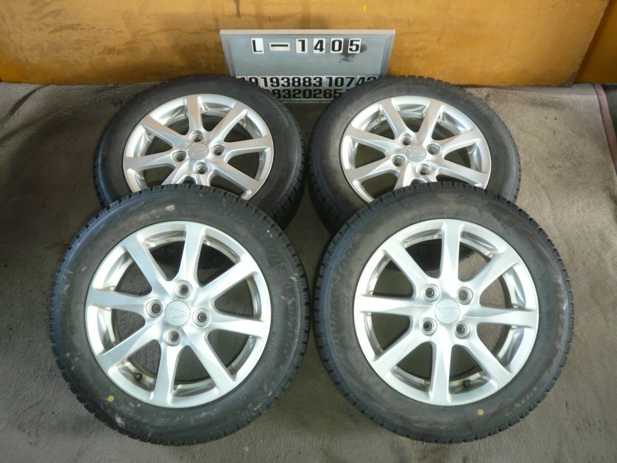 【100%新品，最新作】 L-1405スタッドレス屋155/65R14ダイハツアルミ付き４本 4.5J 100 4穴 +45 ⑰ 本州(スタッドレスタイヤ)｜売買されたオークション情報、yahooの商品情報をアーカイブ公開 - オークファン 4穴