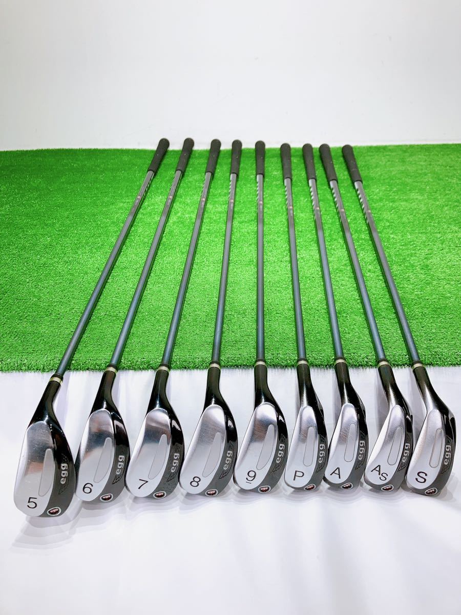 最上級の優しさ】プロギア egg PC-01 ユーティリティ型 アイアン 9本