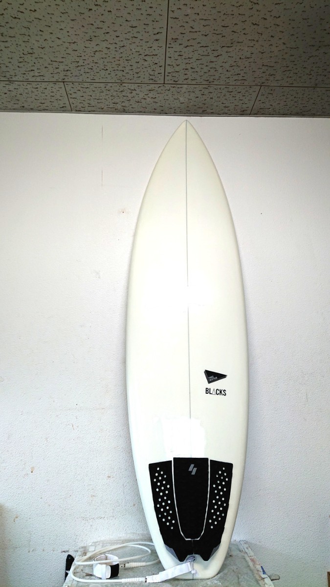 サーフィン サーフボード THREE WEATHER 【1回のみ使用 良品】 BLACK BK 6'6 21 1/16 3 直接引き取り 三重県 保存袋あり