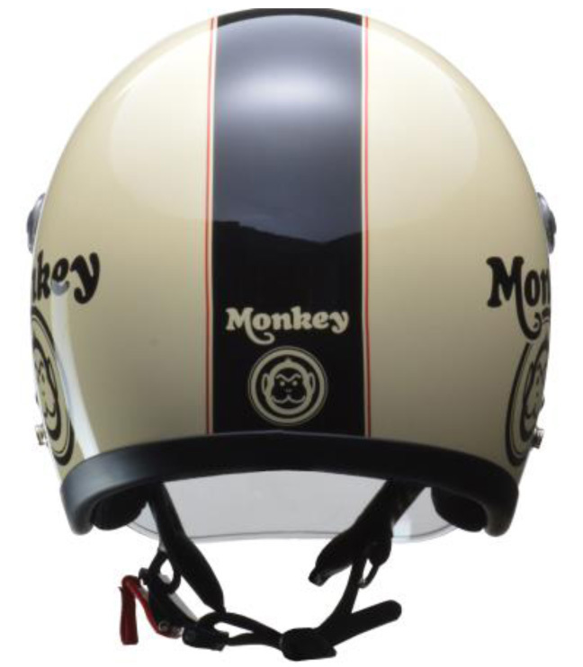 Honda Monkey ヘルメットJC-1C アイボリー×ブラックMサイズ Honda □Honda Monkey モンキー ヘルメット アイボリー×ブラック