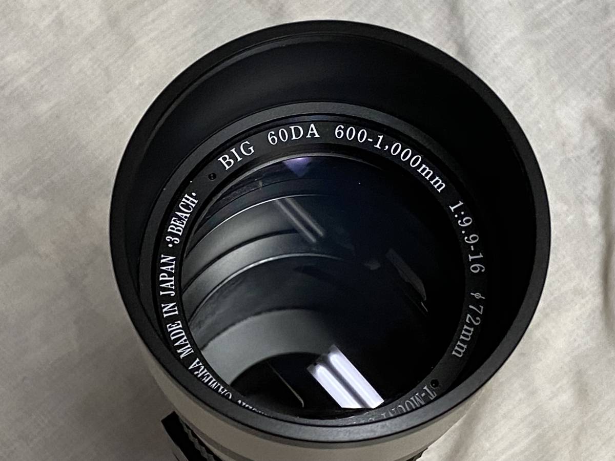 望遠ズームレンズ BIG 60 DA 600mm～1000mm 対物レンズ口径 72mm 