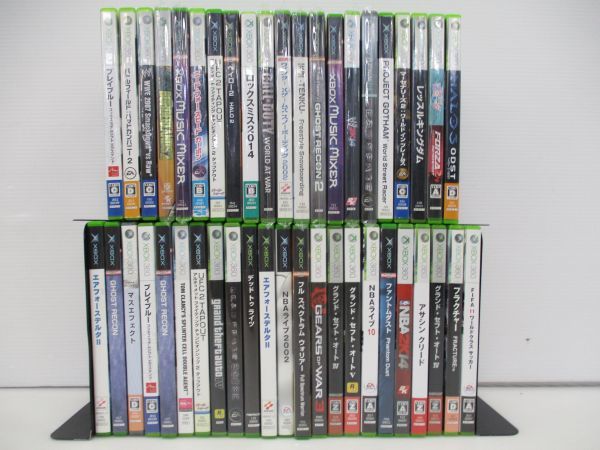 静◆XBOX/ゲームソフト//約40本セット/WWE2007/BLAZBLUE コンティニュアムシフト 他/現状品◆K-3293