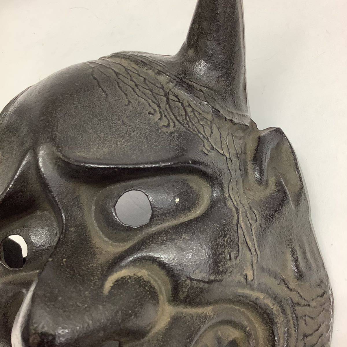 鉄製 般若 魔除け お面 壁掛け 【公式通販】