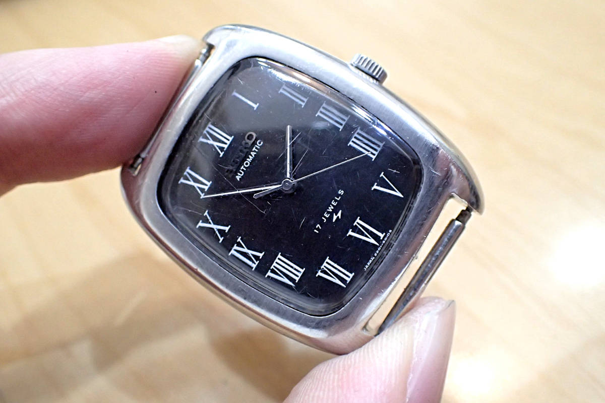 セイコー/SEIKO シャリオ ◇トノーケース/2201-5001 グレー文字盤 