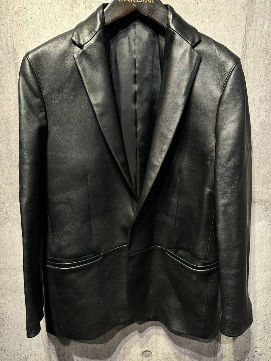 人気！美品 カルバンクライン プラチナ CALVIN KLEIN PLATINUM 本革 羊  