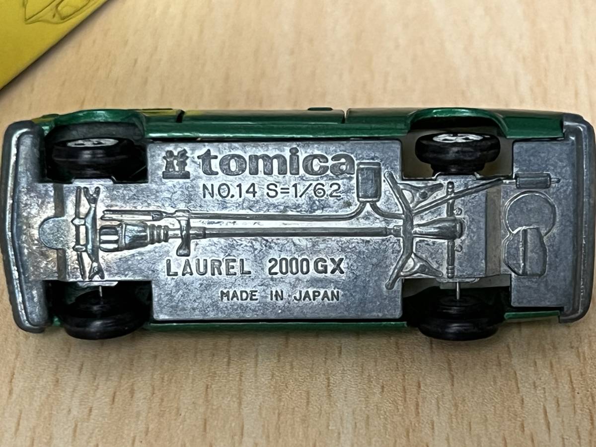 TOMICA トミカ 日産ローレル 2000GX 箱付き 1Aホイール