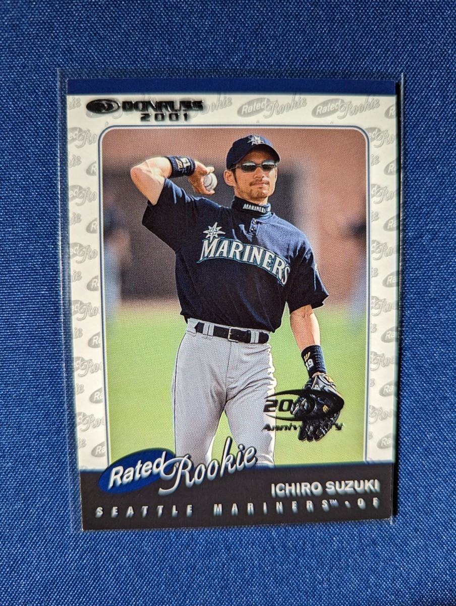 イチロー選手 MLB マリナーズ Donruss 限定ルーキーカード 52/2001
