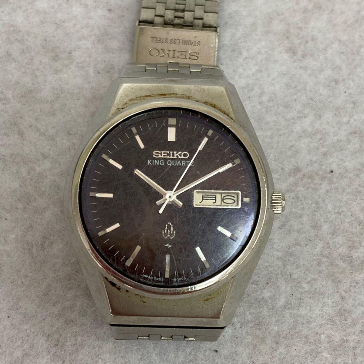 □0677 SEIKO セイコー 腕時計 クオーツ 6N52-00A0 稼働 デイト〇
