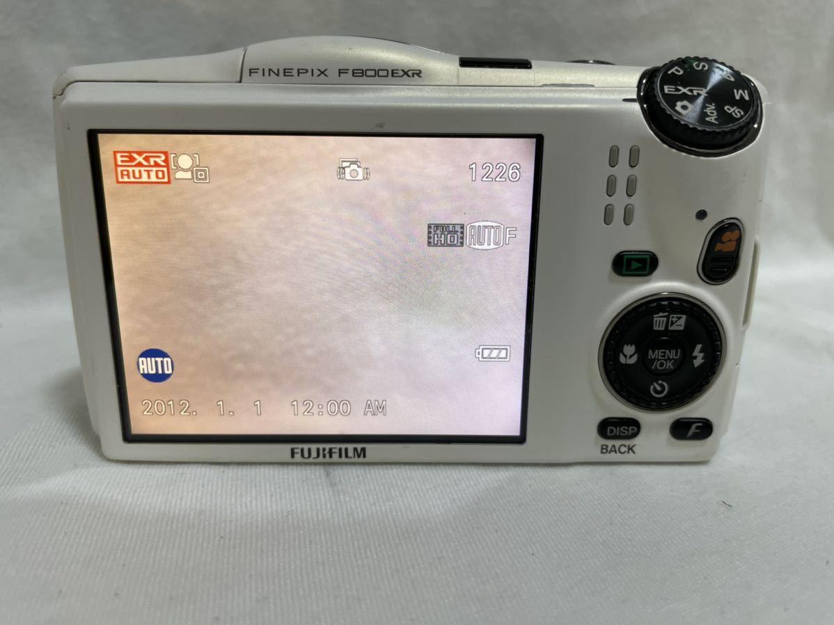 FUJIFILM FinePix F800 EXR 富士フイルム デジタルカメラ 動作品