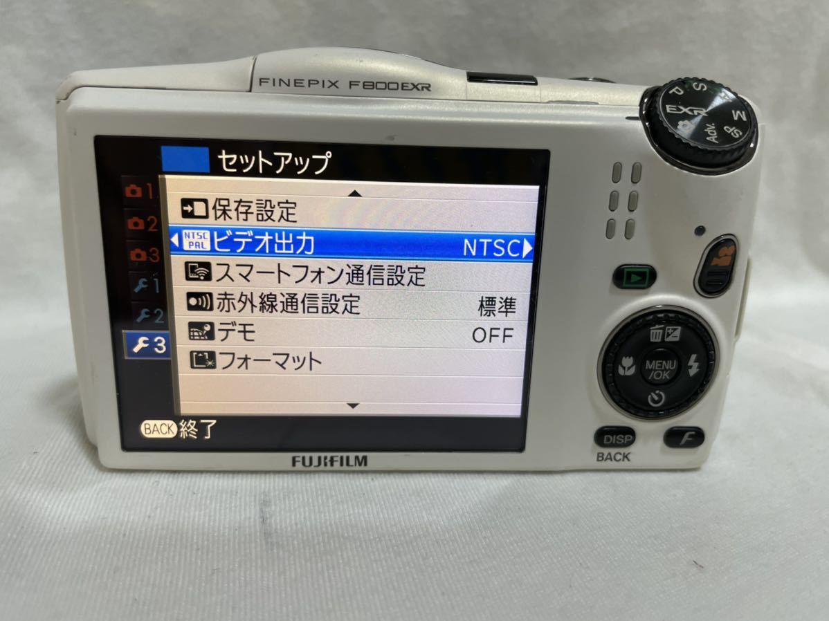 FUJIFILM FinePix F800 EXR 富士フイルム デジタルカメラ 動作品