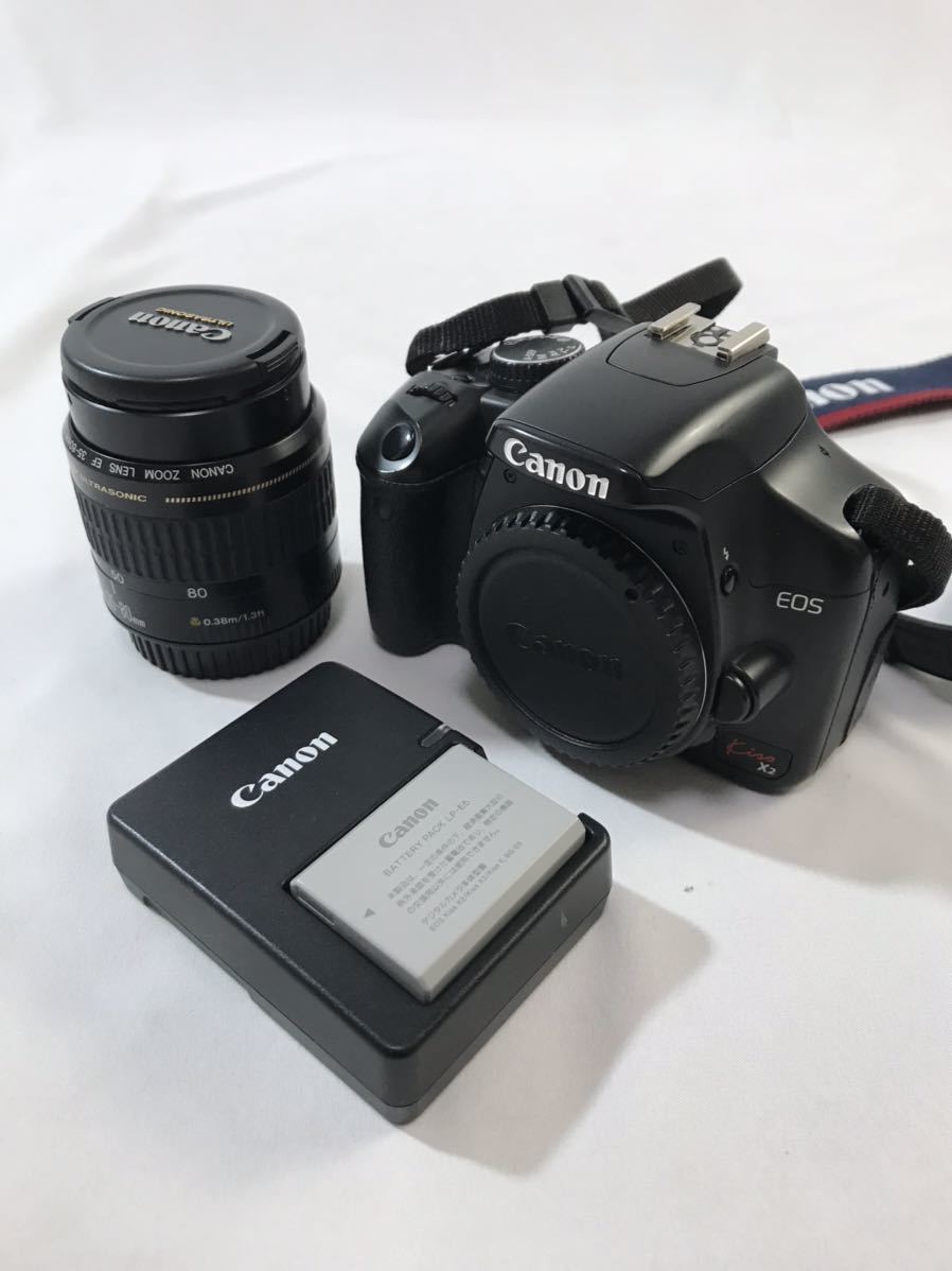 新作入荷，限定SALE 1000円~ 通電確認のみ Canon EOS Kiss x2 デジタル一眼レフカメラ EF 35-80mm ULTRASONIC okoy2072817 t7447(キヤノン)｜売買されたオークション情報、yahooの商品情報をアーカイブ公開 - オークファン キヤノン