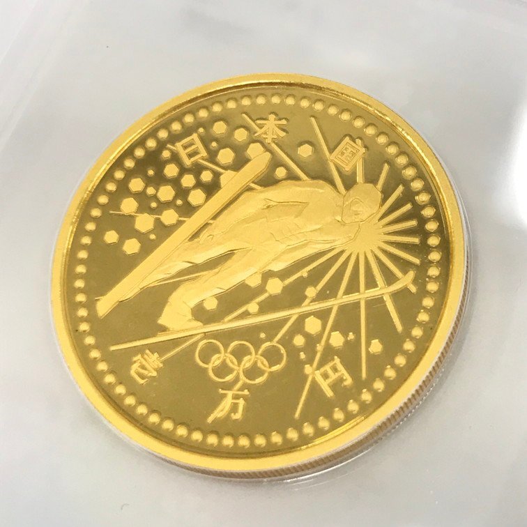 長野オリンピック 冬季競技大会記念 純金 K24 金貨 | 1万円金貨 1万
