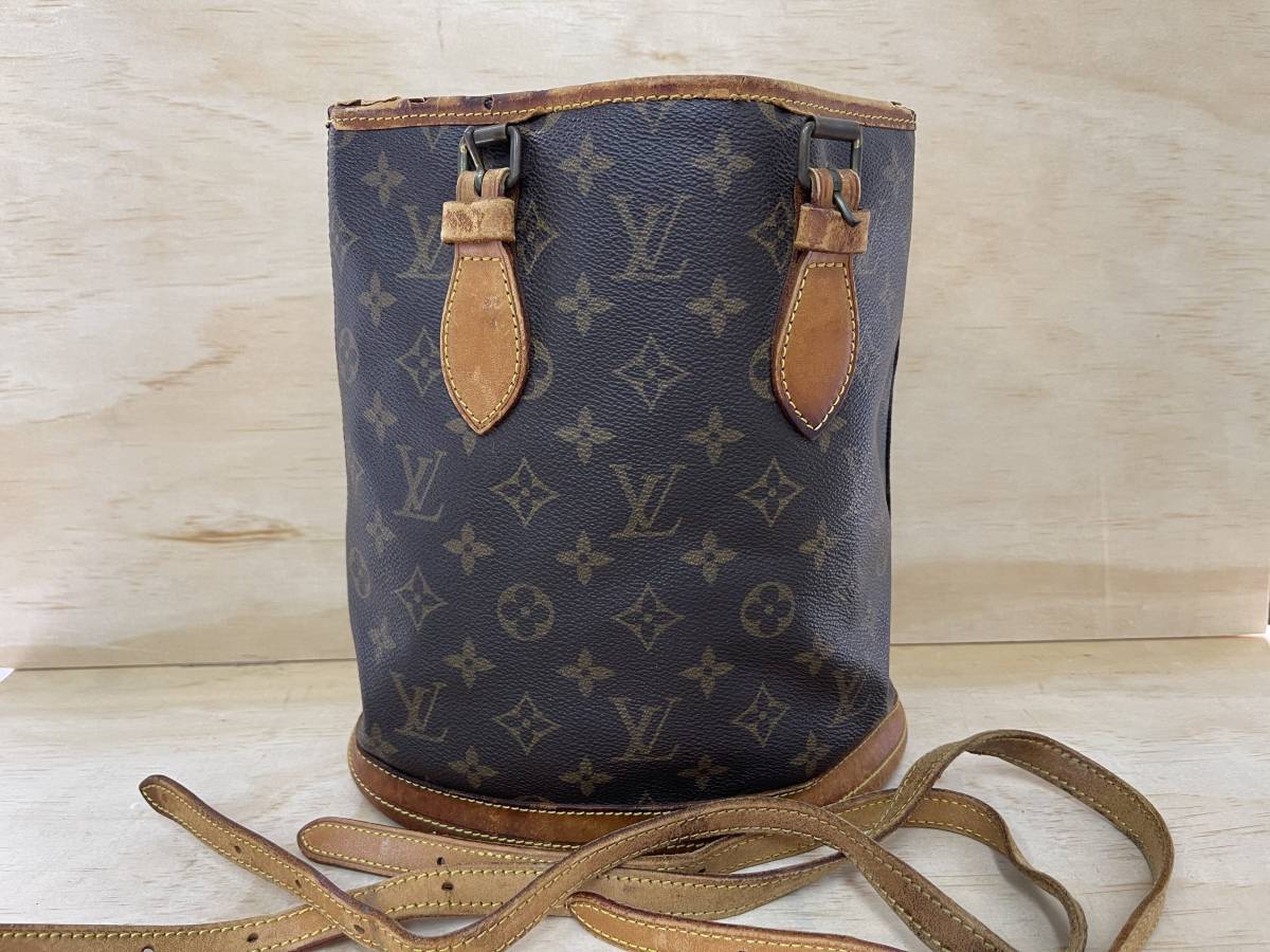 Louis Vuitton ルイヴィトン モノグラム バケツPM トートバッグ 中古 