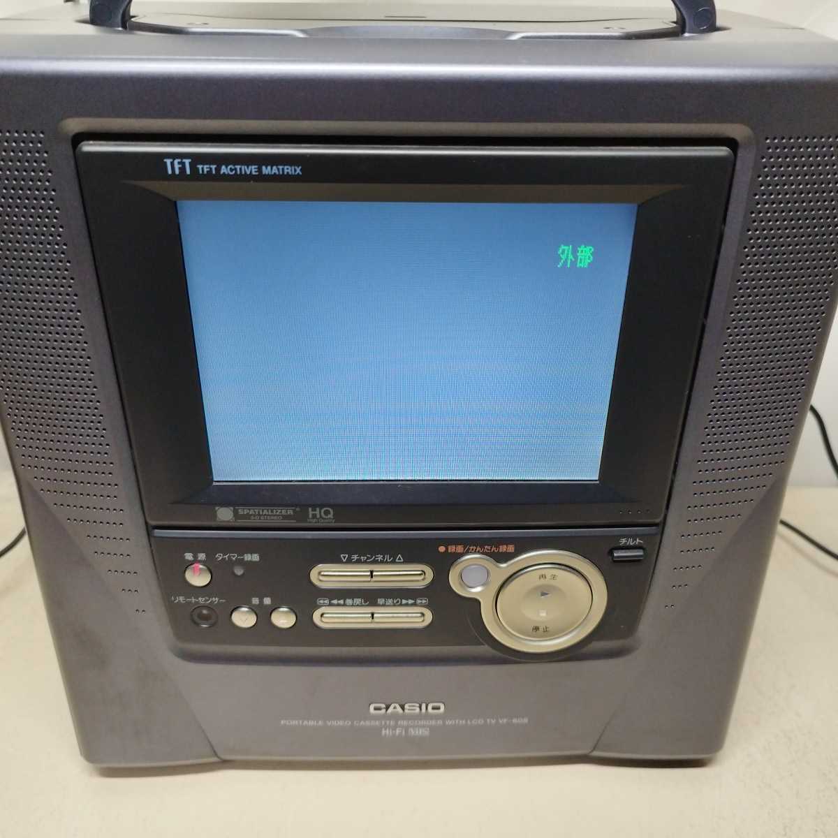 ポータブルビデオカセットレコーダー CASIO VF-60S VHS CASIO VF-60S