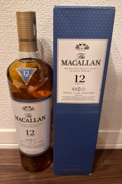 未開栓】The MACALLAN ザ・マッカラン 12年 トリプルカスク ウイスキー