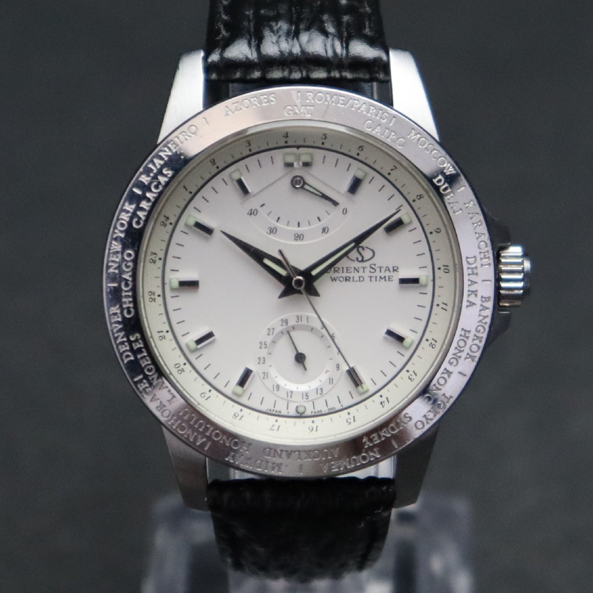 ORIENT STAR オリエントスター ワールドタイム FA00-C1 cal.46K40 自動 