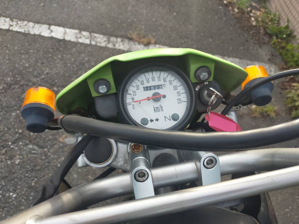 KAWASAKI KSR110 エンジン好調＆実働 クラッチレス自動遠心クラッチ AT 