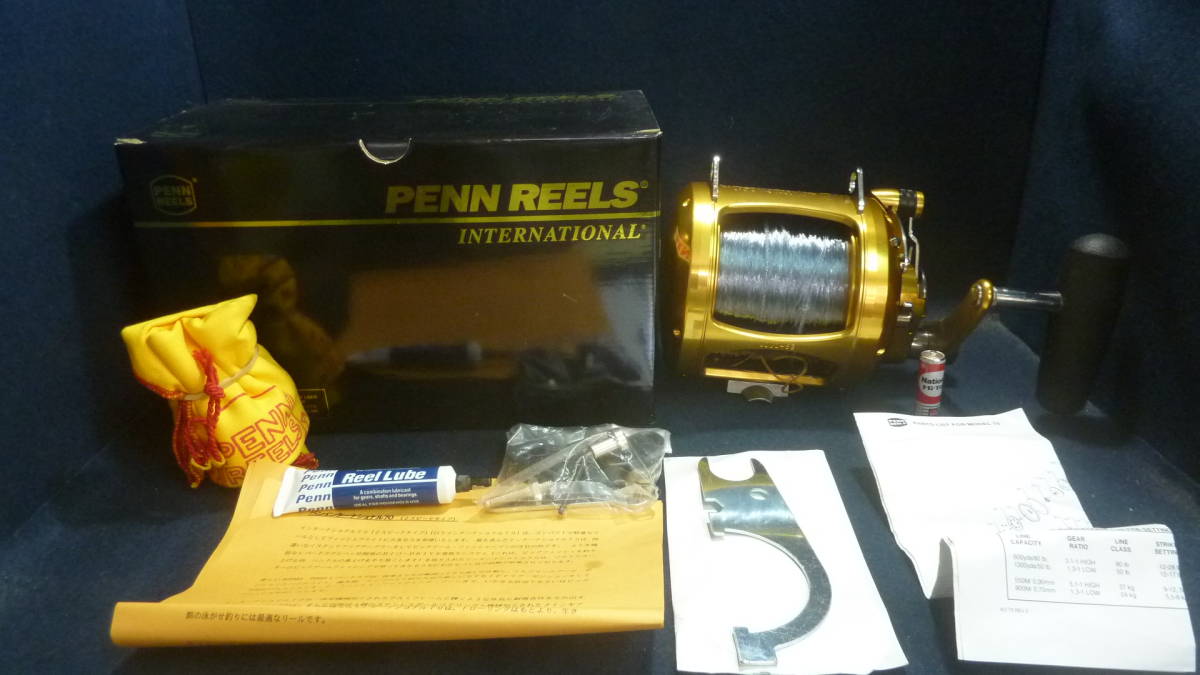 未使用?PENN.REELS.ペンリールジャパン.INTERNATIONAL70.BIG GAME SPECIAL,2SPEED,カジキ.マグロ.トローリング等に