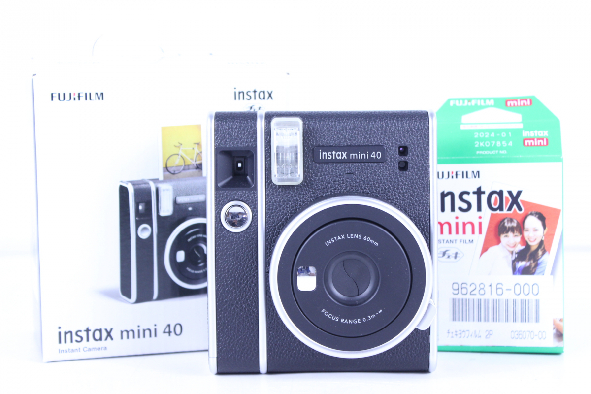 ト福】FUJIFILM 富士フイルム instax mini 40 チェキ 専用フィルム付き