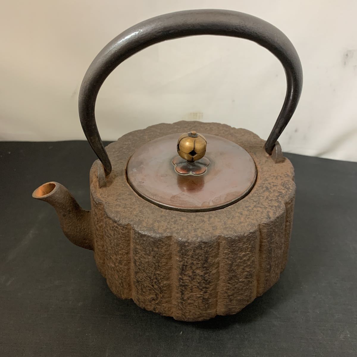鉄瓶 南部鉄器 急須 茶道具 鉄 煎茶道具 工芸品 - 在銘 鉄壺 鉄器茶道具