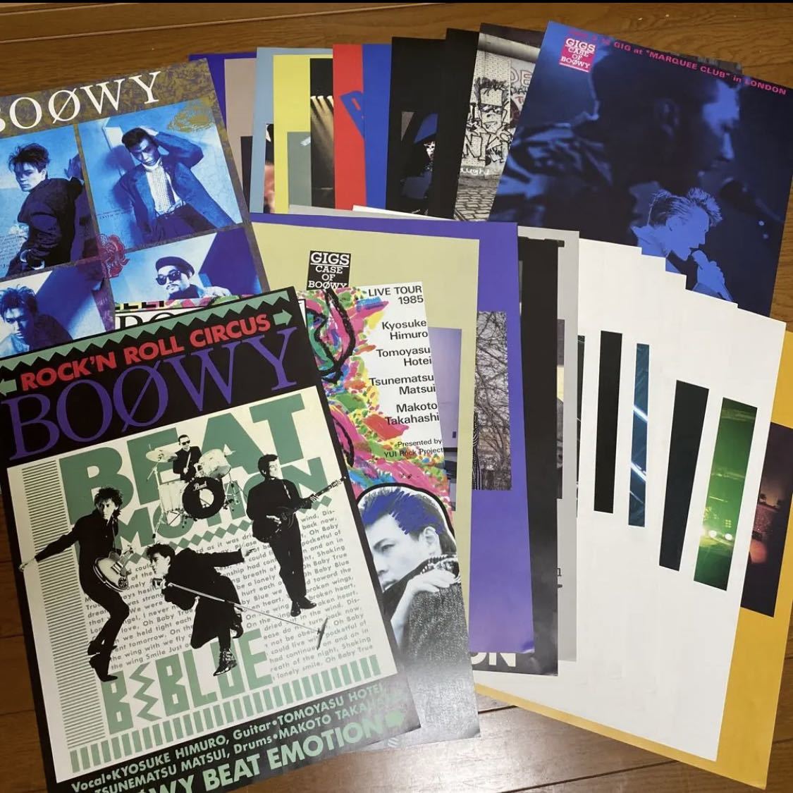 シュリンク付き】BOOWY ツアーパンフレット CASE OF BOOWY 氷室京介 