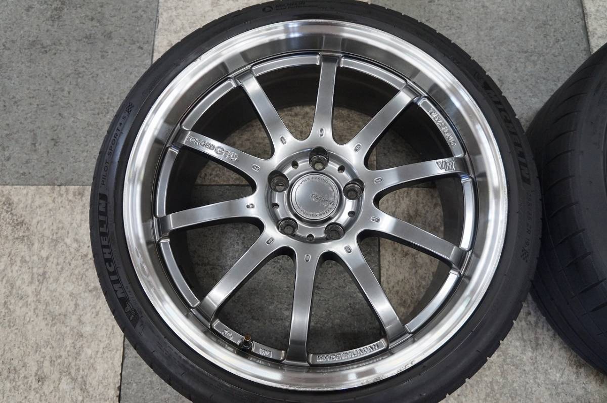 RAYS VOLKRACING VR G10 鍛造 レイズ ボルクレーシング 19インチ 114.3 