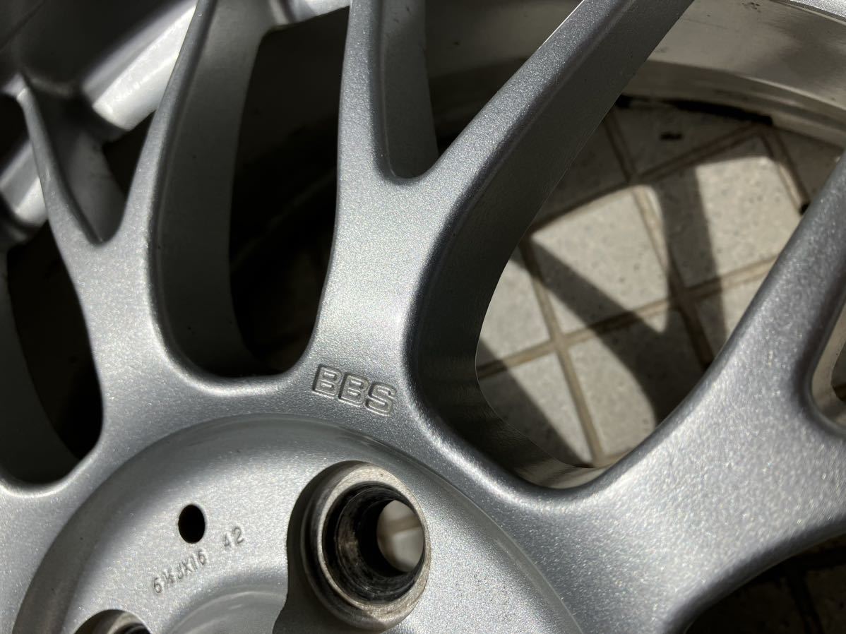 鍛造&軽量 FORGED BBS RG408 16インチホイール6.5J ET42 PCD 100 4穴