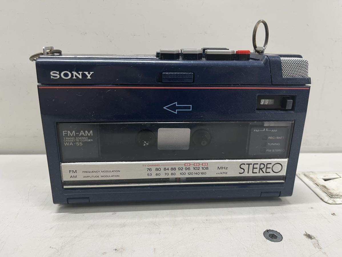 格安，正規品 SONY WA-55 ステレオラジオカセットコーダー カセット