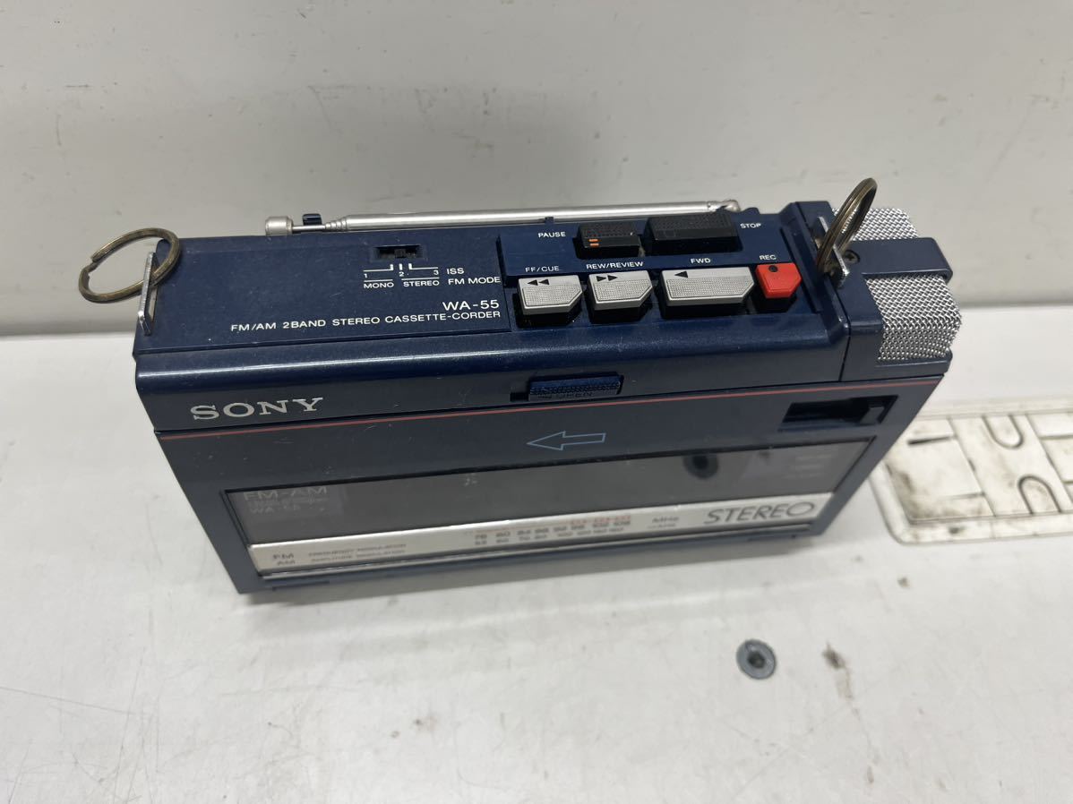 格安，正規品 SONY WA-55 ステレオラジオカセットコーダー カセット