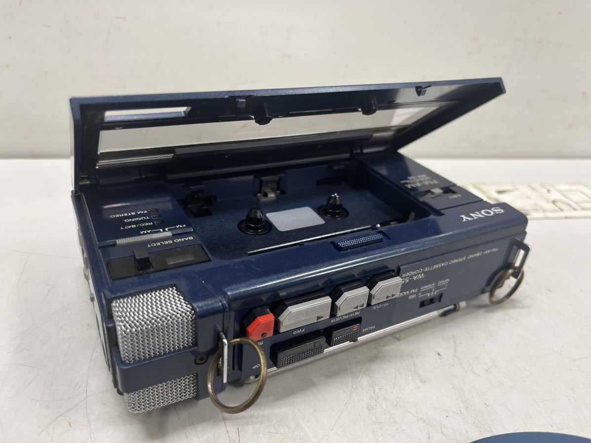 格安，正規品 SONY WA-55 ステレオラジオカセットコーダー カセット