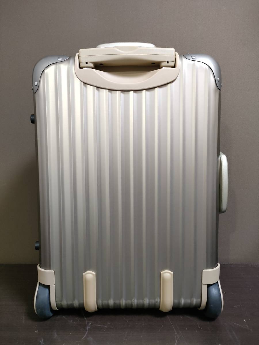 RIMOWA 稀少廃盤2輪トパーズチタニウムキャビントロリー 2011年製新品 