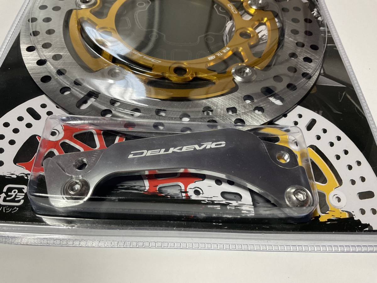 ○PCX125 JK05 PCX160 KF47 260mm フローティングディスク GOLD