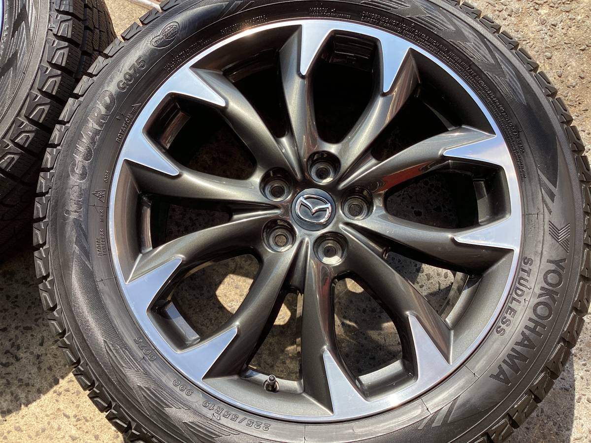 M6494 マツダ CX-5 純正 19インチアルミ＆225/55R19 スタッドレス 