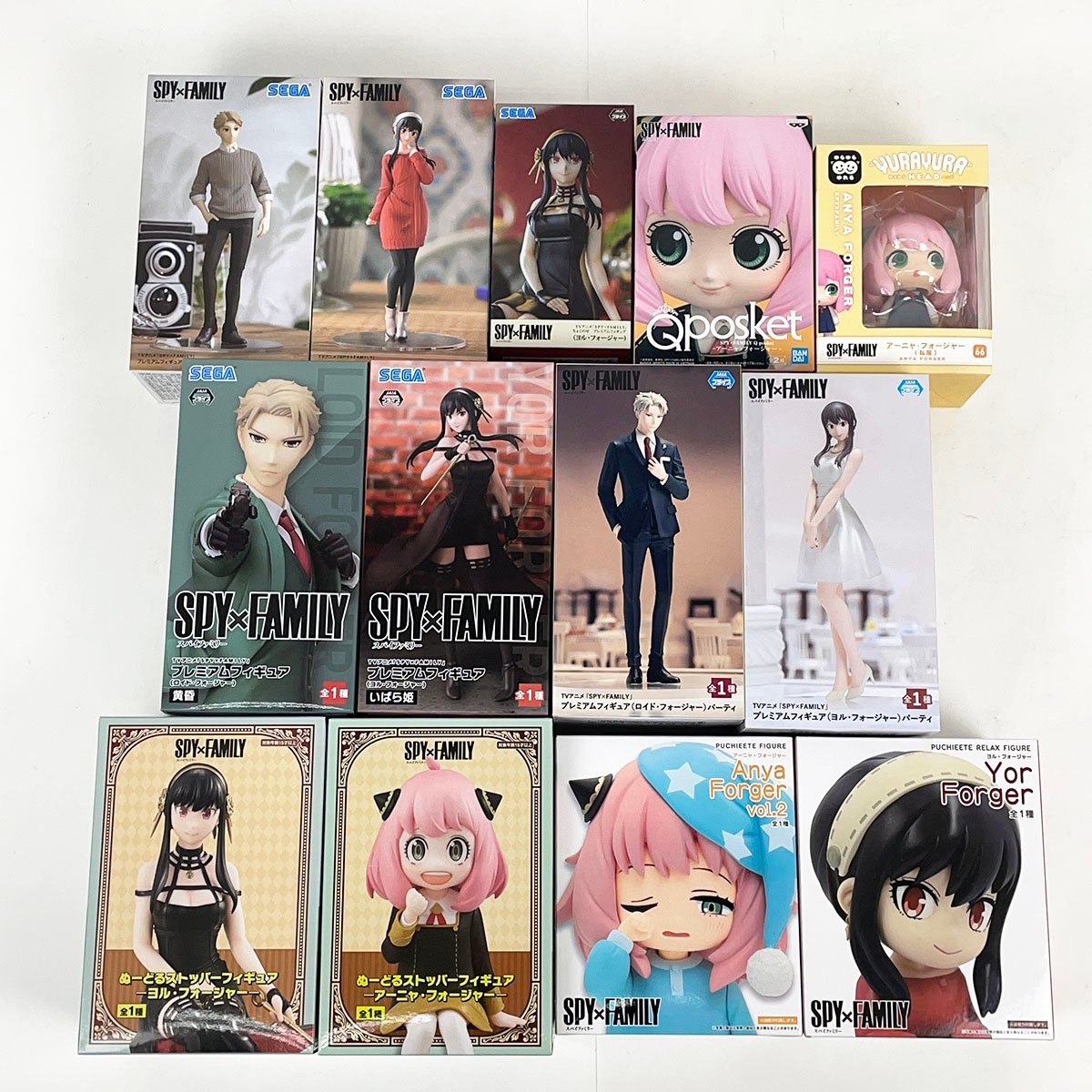 未開封 SPY×FAMILY フィギュアまとめて13点セット/ アーニャ・フォー