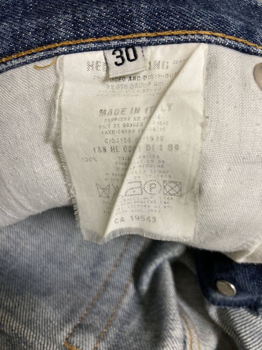 helmut lang 泥加工デニム 本人期