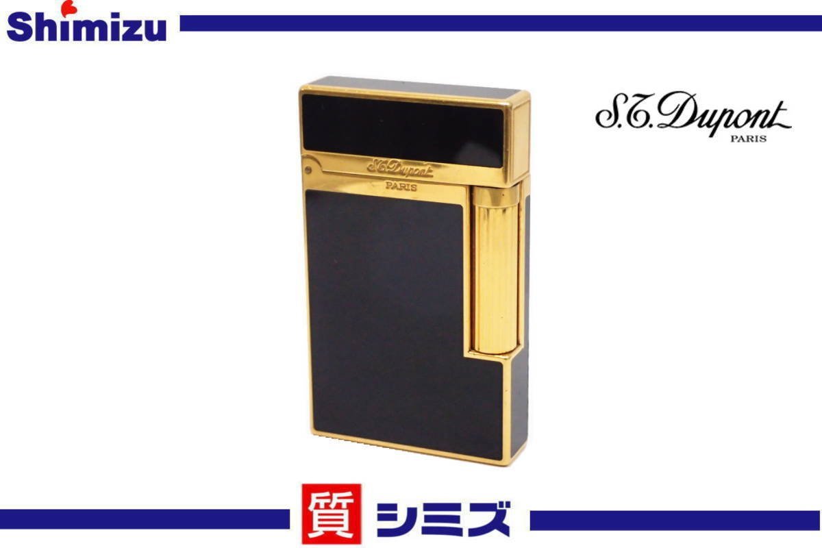 1円【S.T.Dupont】着火未確認済 デュポン ガスライター モンパルナス 