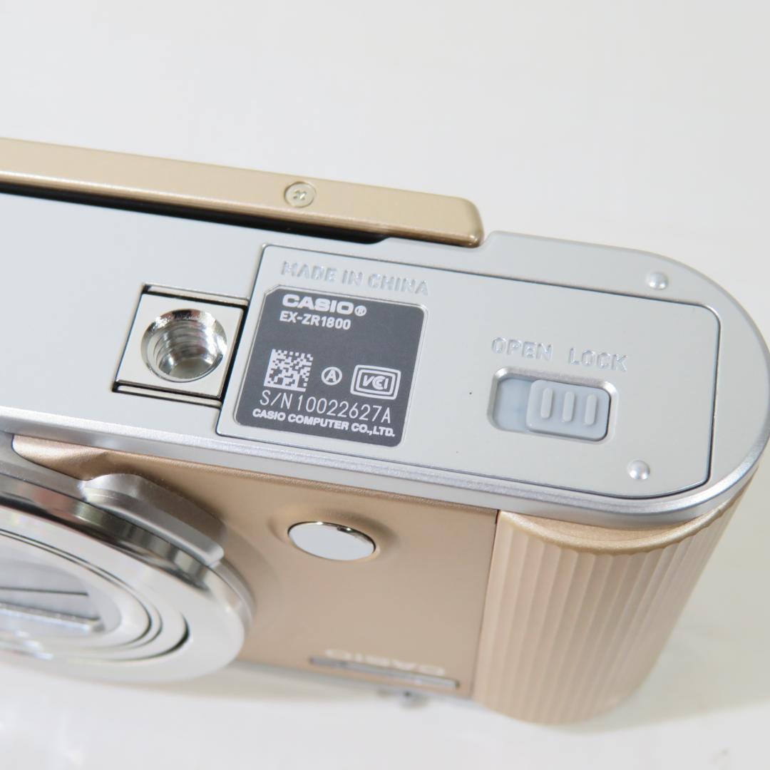 カシオ デジタルカメラ EXILIM EX-ZR1800 ゴールド ほぼ新品 CASIO