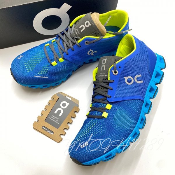 △新品△On オン Cloud X クラウド エックス ランニング スポーツ シューズ 箱有 000020 4045 ウォーターブルー US8.5 26.5