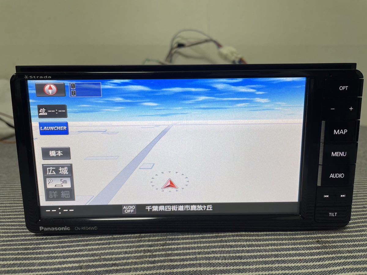 Panasonic [中古品]CN-RE04WD カーナビ Panasonic 地図データ2017年