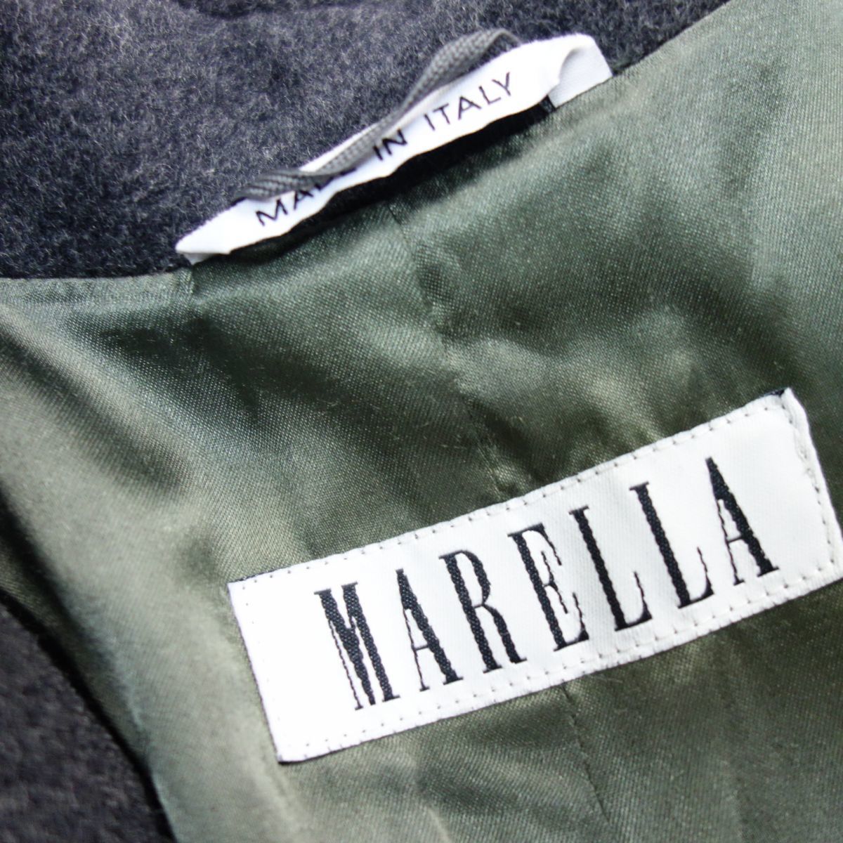 マレーラ MARELLA ITALY製 メルカリ - アンゴラ混ウールコート ロング