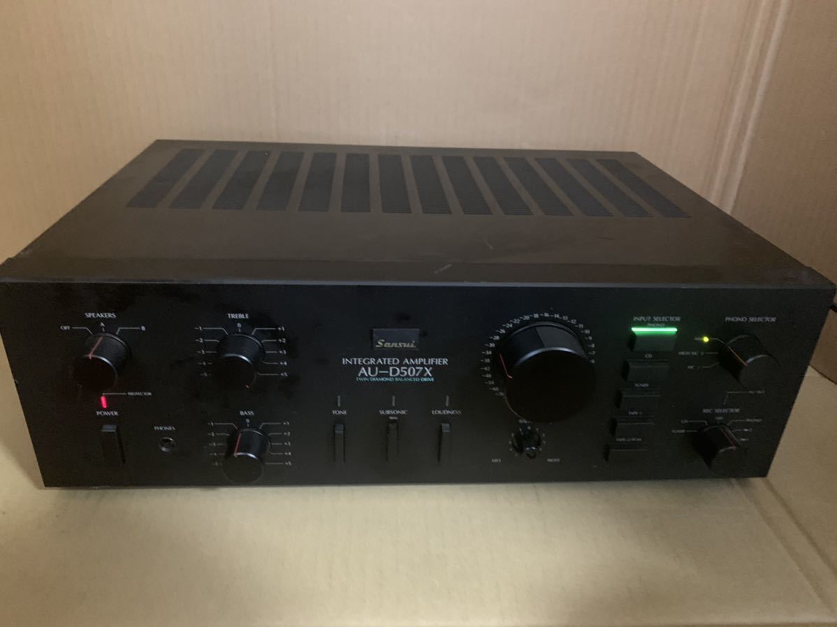 SANSUI 山水電気 AU-D507X プリメインアンプ 通電確認済み サンスイプリメインアンプ AU-D507X 山水電気公式通販
