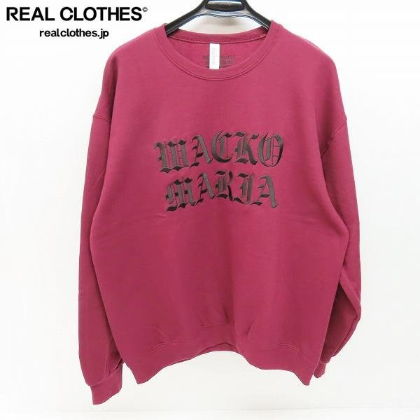 ☆【未使用】WACKO MARIA/ワコマリア CREW NECK SWEAT SHIRT (TYPE-1) /クルーネックスウェット 22FW-WMC-SS01/L /060