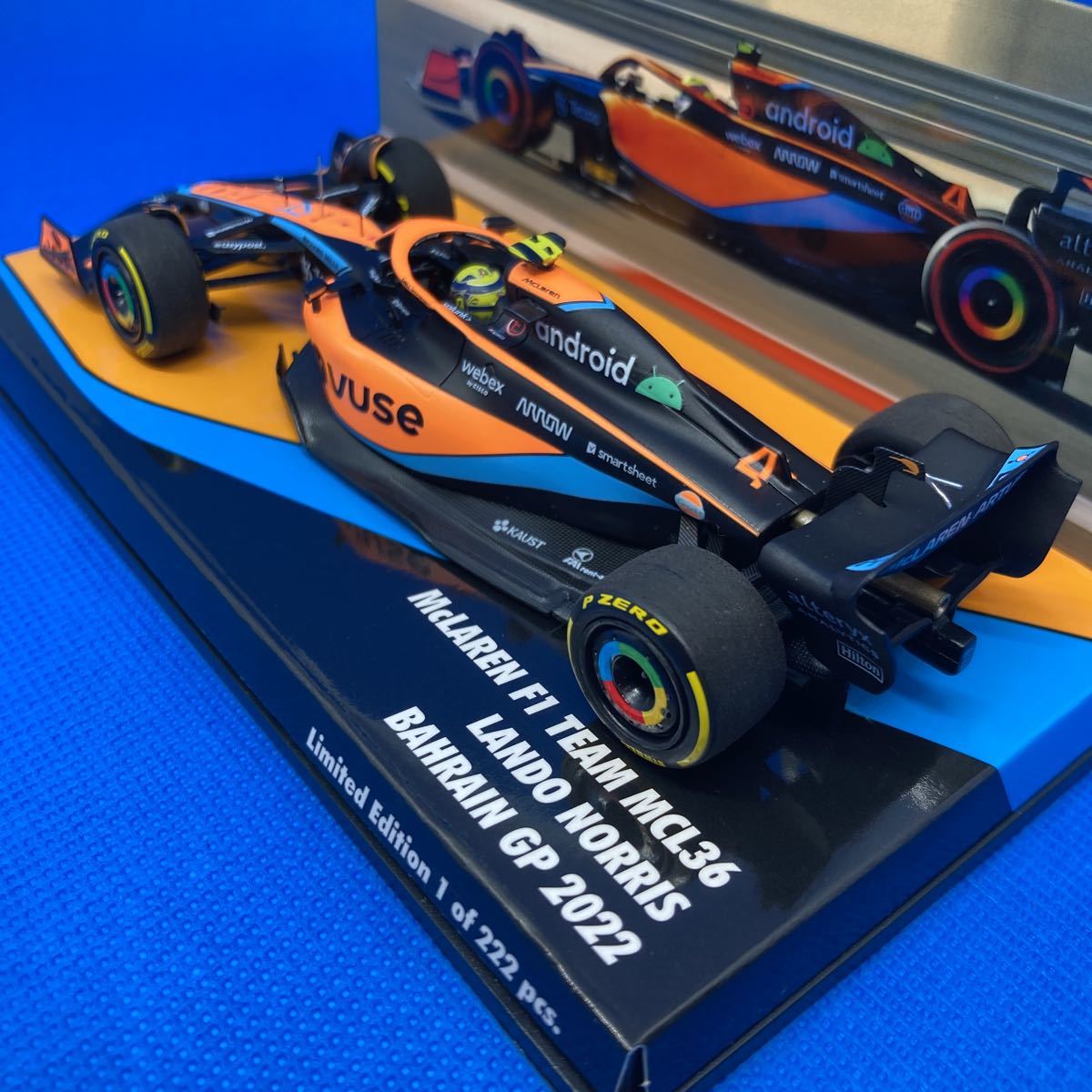 ミニチャンプス 1⁄43 マクラーレンメルセデス MP4-23 50周年 1⁄43