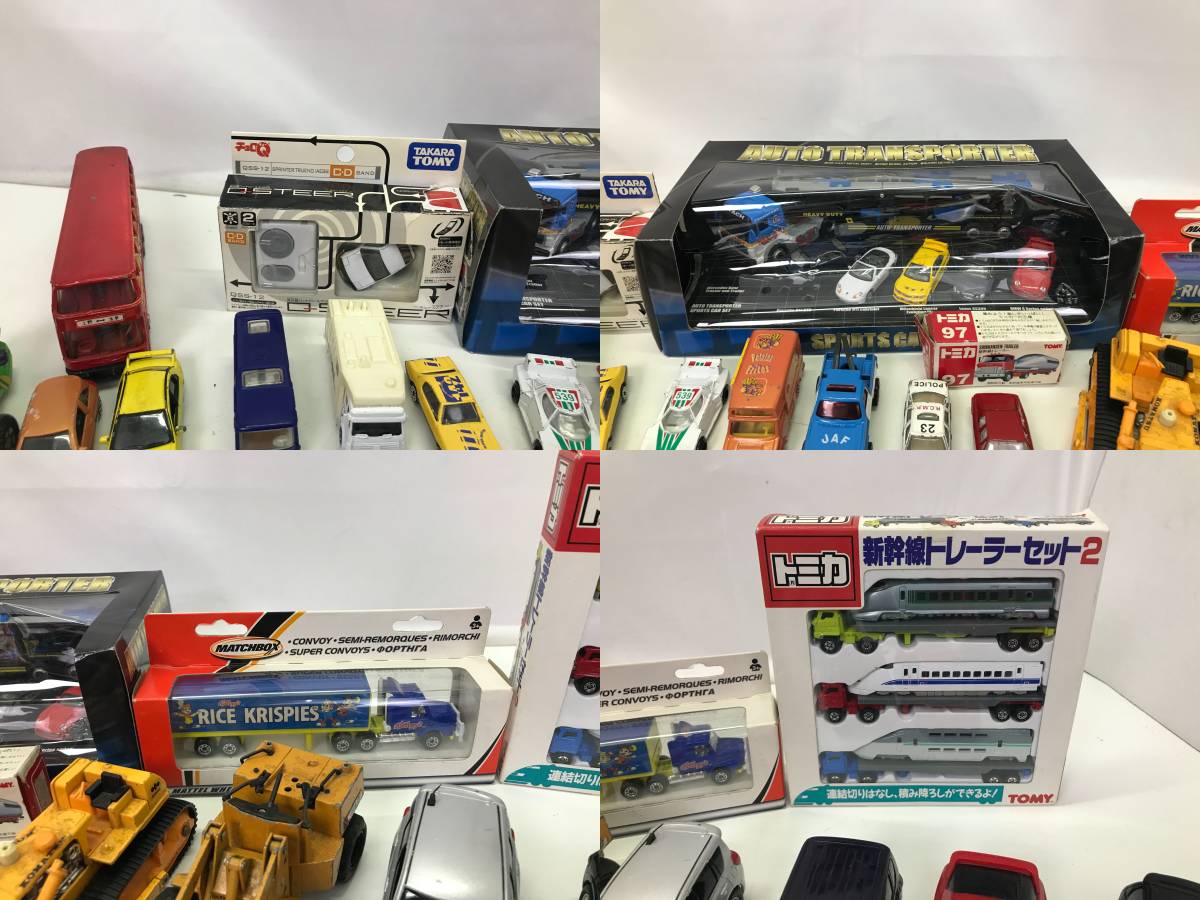 3590】[1円～] ジャンク おもちゃ ミニカー まとめ 乗用車 大型車 建設