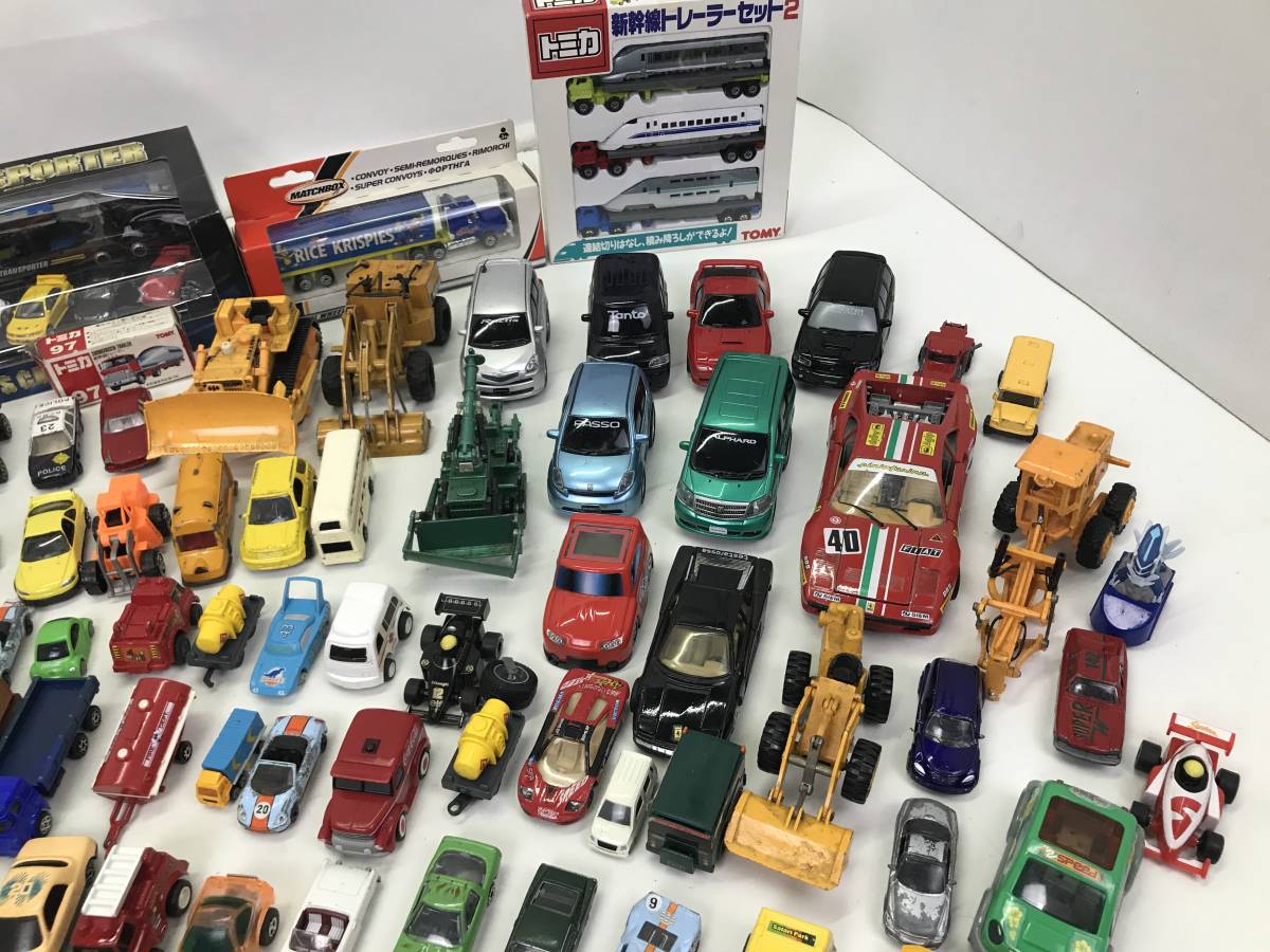 3590】[1円～] ジャンク おもちゃ ミニカー まとめ 乗用車 大型車 建設