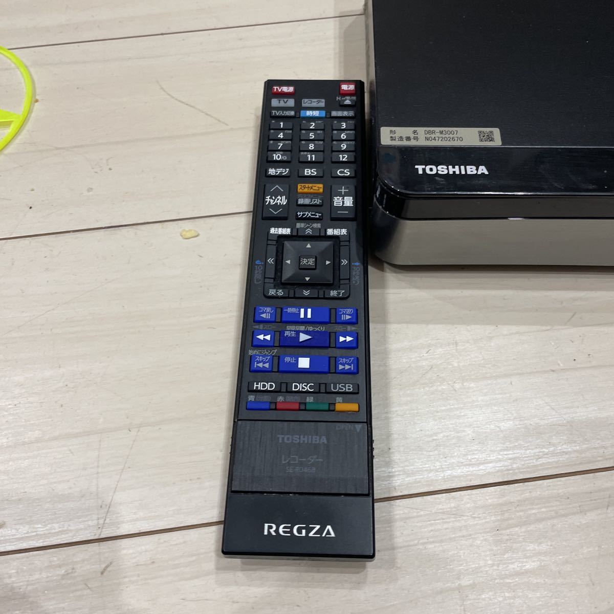 TOSHIBA 東芝 ブルーレイディスク レコーダー DBR-M3007 / 2017年製