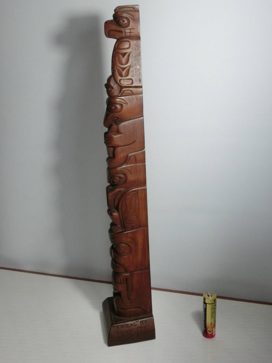 ビンテージ カナダ TRIBAL BY PEARLITE VANCOUVER B.C トーテムポール
