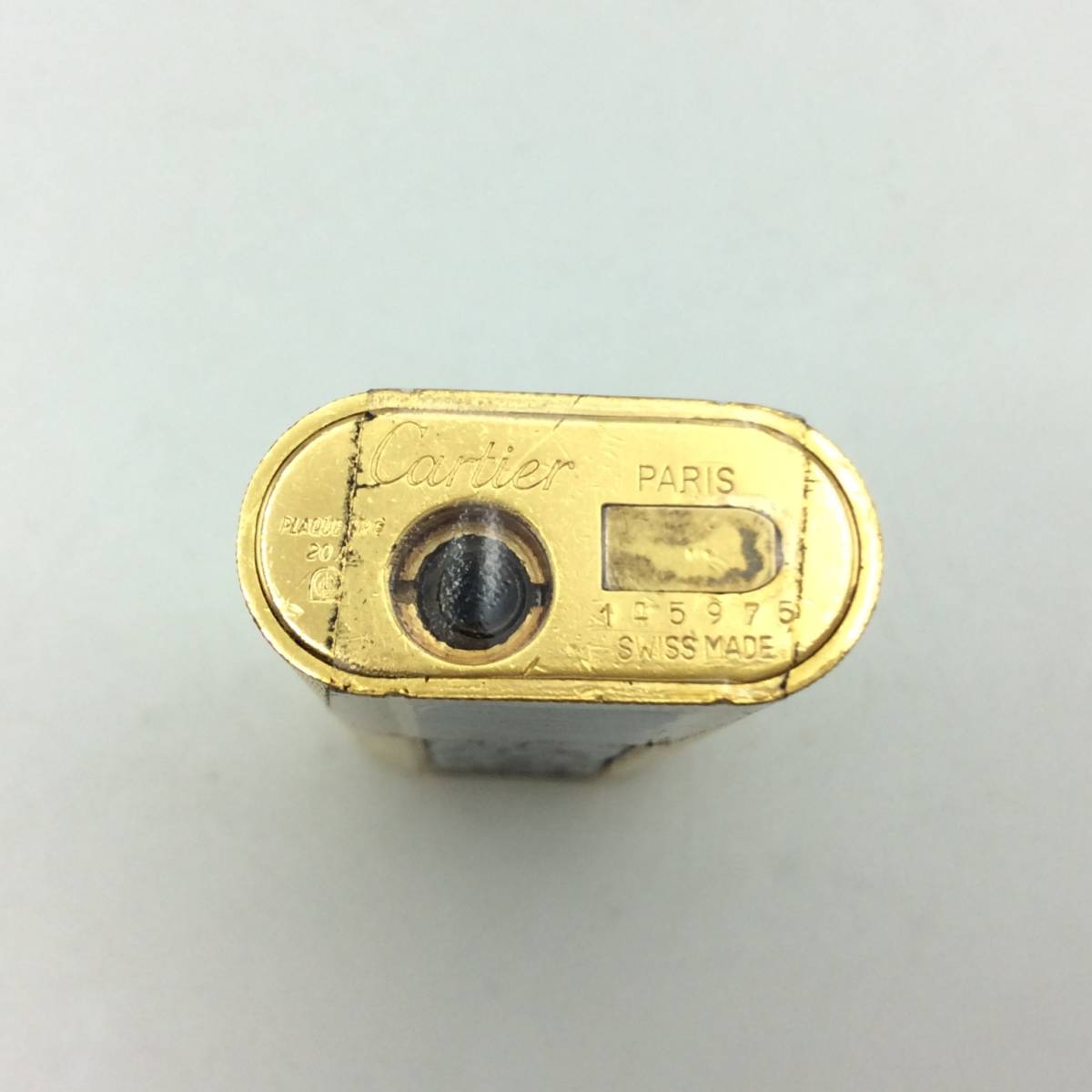J67◆【※訳アリ品】火花、着火未確認 Cartier カルティエ モザイクオパール ガスライター 喫煙グッズ 喫煙具 現状品 ジャンク品 ◆ カルティエ Cartier |