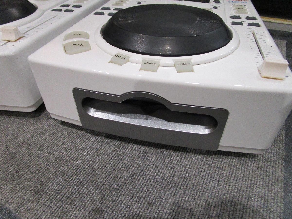 2台セット CDJ DJ用CDプレーヤー ベスタクス Vestax CDX-05 ホワイト