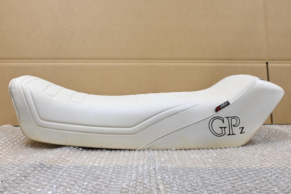 当時物 新品 Z400GP Z550GP ジュリアーリ シート 白 1 検) GPZ400F 